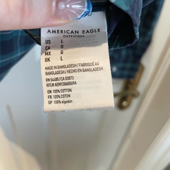AMERICAN EAGLE Men’s casual button down - Picture 3 of 4